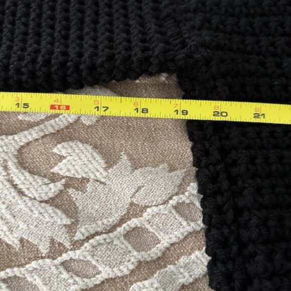 Crocheted Womens Chunky Black Cat Sweater Experiment New Handmade Pullover 3X - Picture 15 of 15